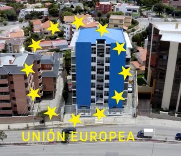 European Delegation building in La Paz Bolivia