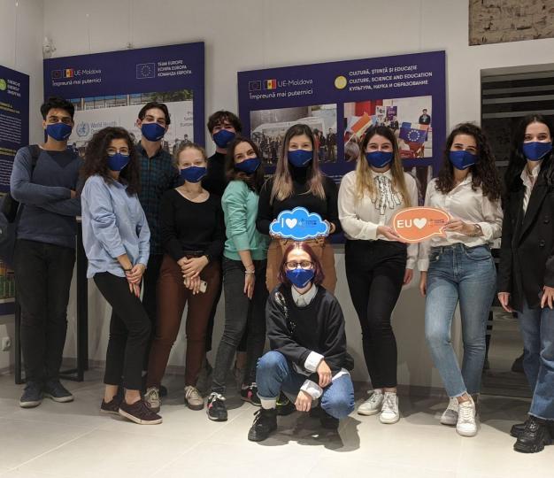 Young European Ambassadors at Europe Cafe