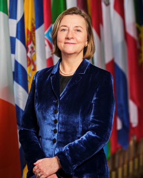 Official photo of Ambassador Clara Ganslandt