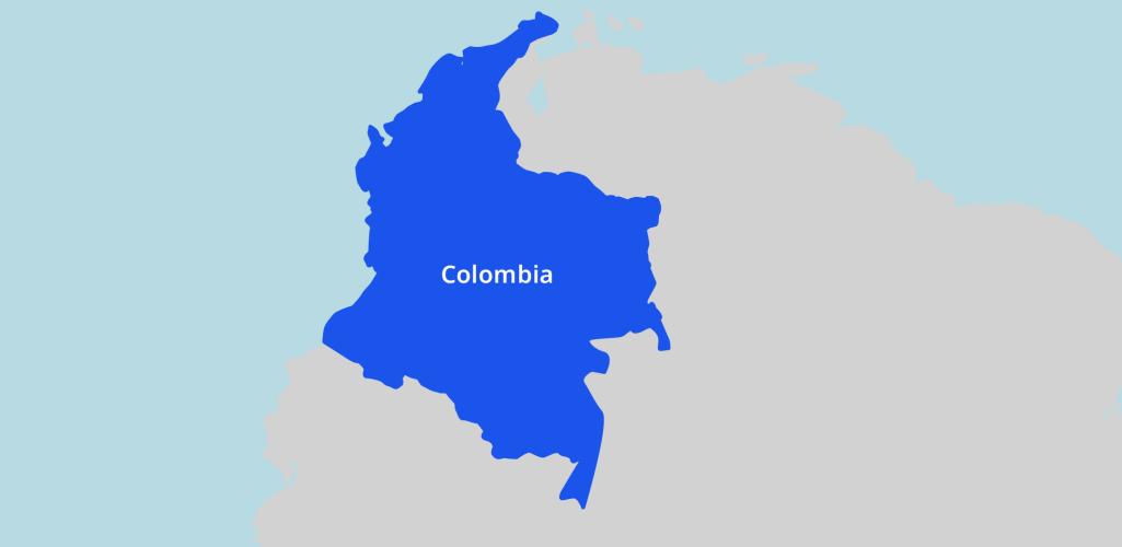 I've Got the Power campaign Colombia project map 1