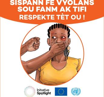 lancement campagne des 16 jours en Haiti